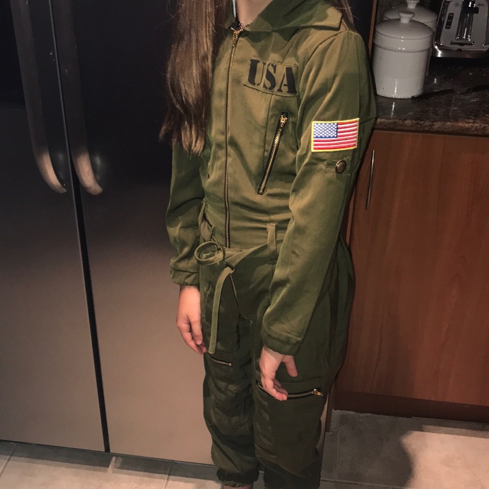 Soilder Halloween costume girls